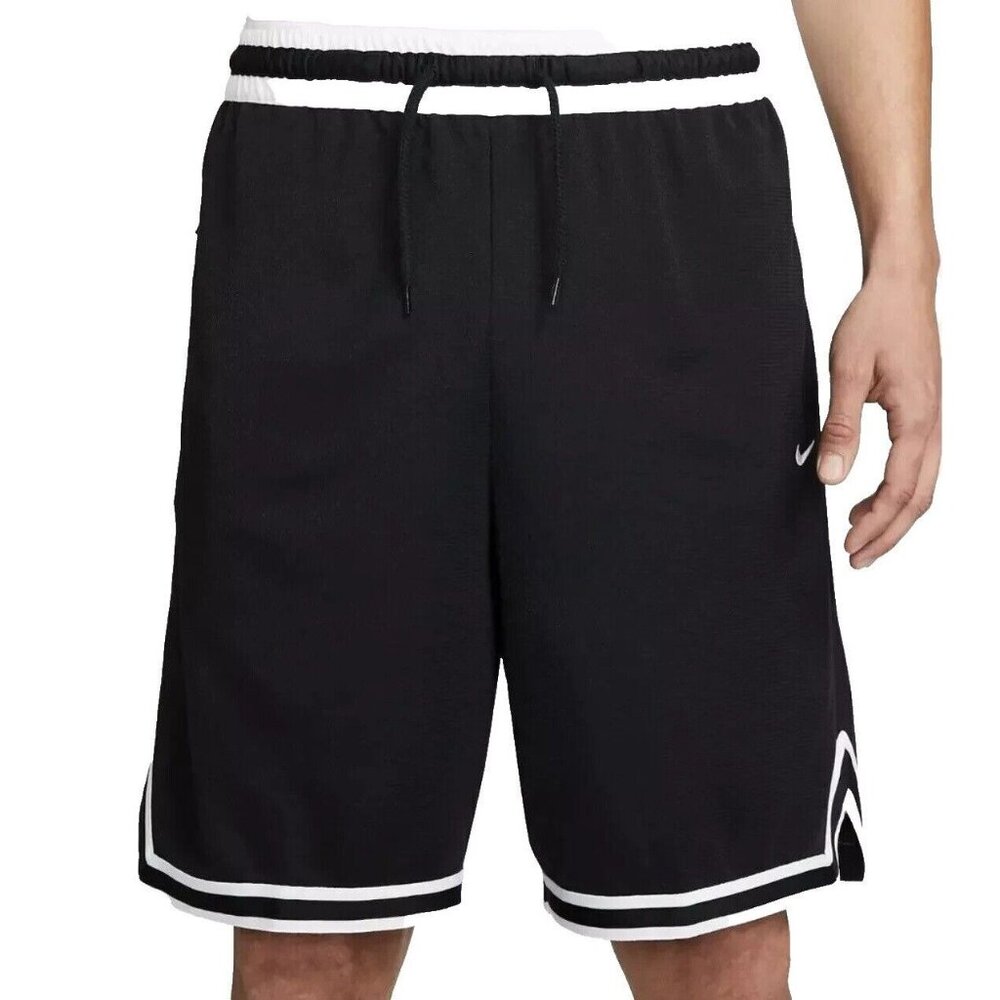 Nike Basketball Shorts Dri-Fit DNA Loose Fit Black White DQ1160-010 Mens S NWT